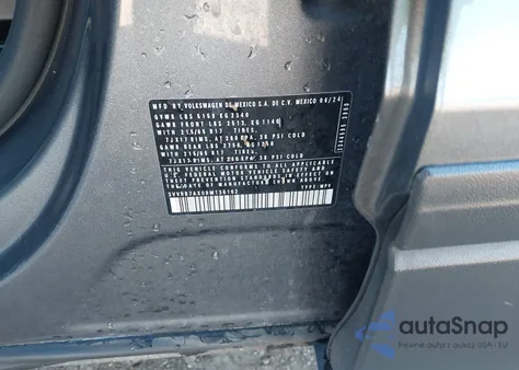 2024 Volkswagen Tiguan 2.0T S z USA, uszkodzony, nr VIN 3VVRB7AX0RM136162